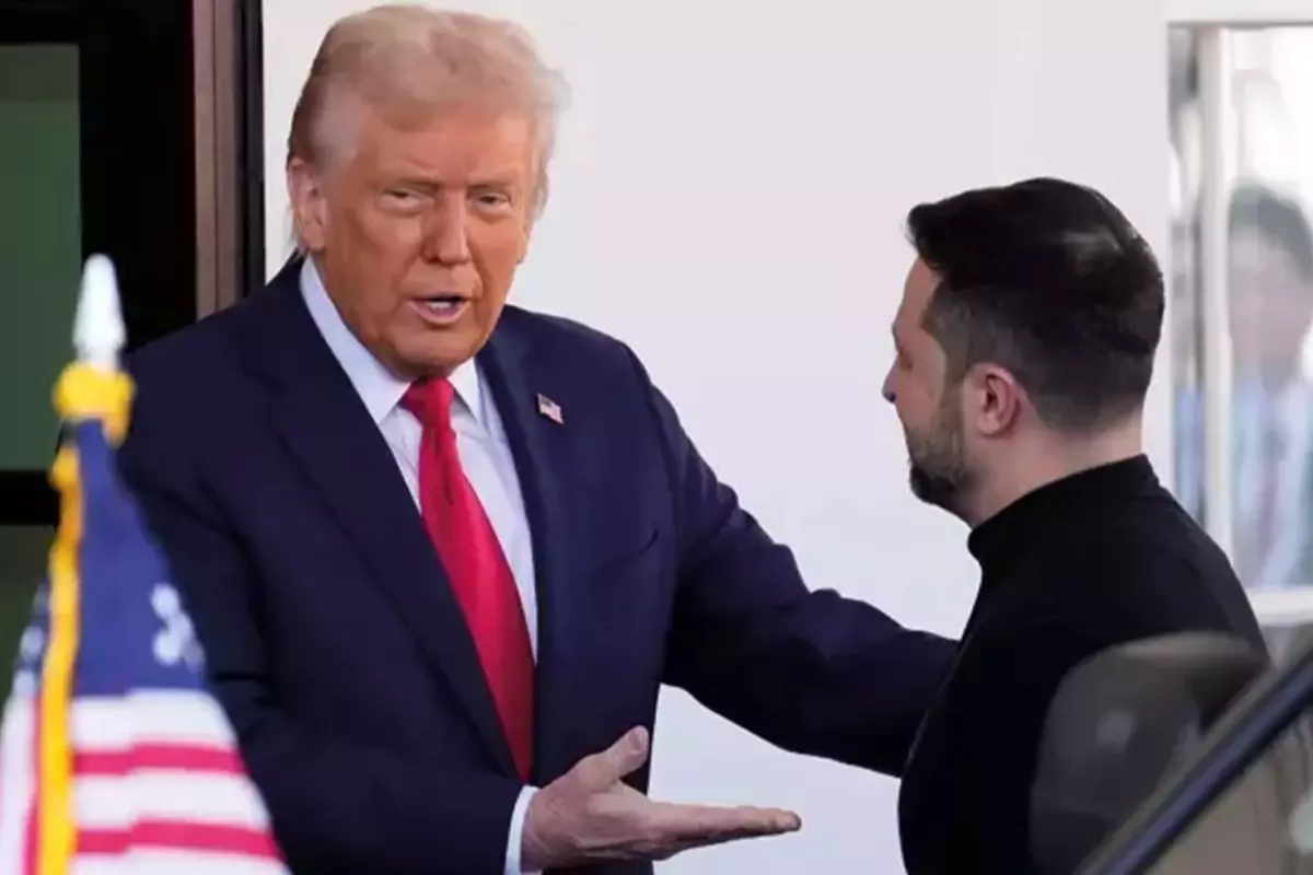 ABD Başkanı Donald Trump ile Ukrayna Devlet Lideri Volodimir Zelenskiy'nin