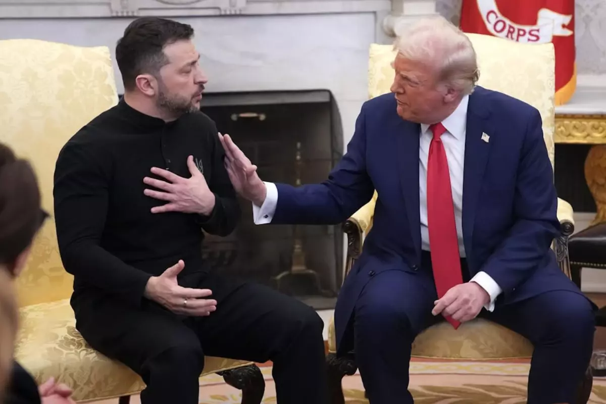 ABD Başkanı Donald Trump, Ukrayna Devlet Lideri Vladimir Zelenkiy ile