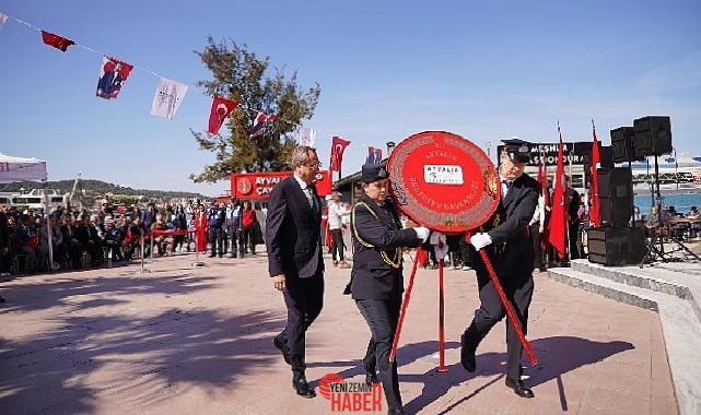 Türkiye Cumhuriyeti'nin kurucusu Gazi Mustafa Kemal Atatürk’ün Ayvalık'a gelişinin 91’inci