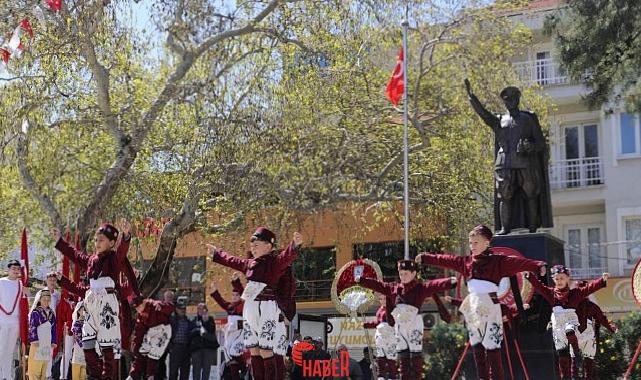 13 Nisan 1934 tarihinde gerçekleştirdiği Ege gezisi kapsamında, Kuva-yi Ulusala