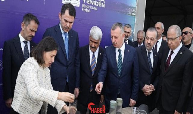 Bakan Kurum, Dip Çamuru projesinde gelinen noktaya tam not vererek,