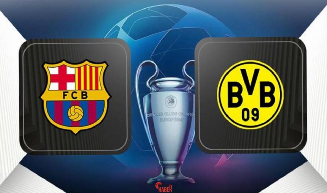 UEFA Şampiyonlar Ligi çeyrek final birinci maçında Barcelona, Borussia Dortmund'u