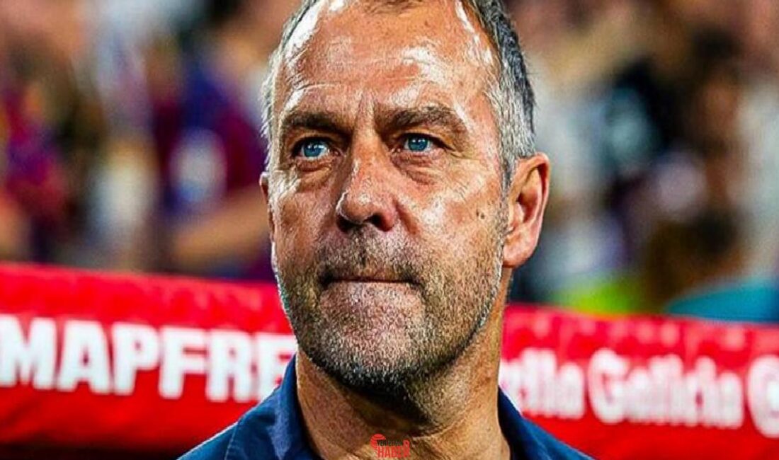 Barcelona'nın Alman hocası Hansi Flick, kendisine yöneltilen kontrat sorusuna net