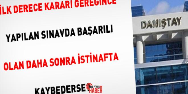 Danıştay 12. Dairesi, kelamlı imtihanda başarısız sayılmasına karşı açtığı davada