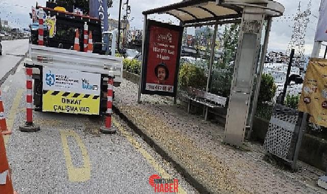 Büyükşehir, gerçekleştirdiği tretuvar çalışmaları ile hem yayaların güvenliğini artırmayı hem