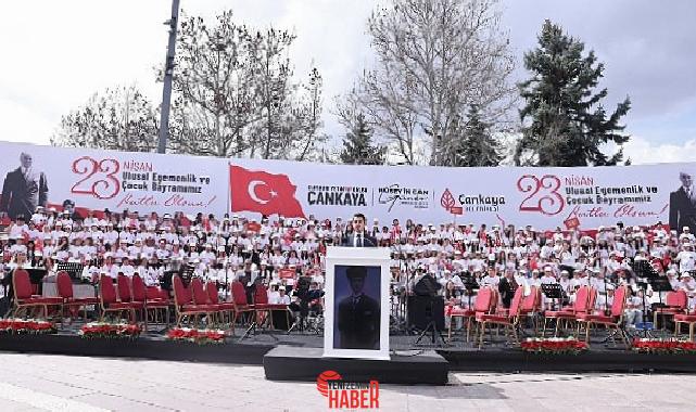 Çankaya Belediyesi, 23 Nisan Ulusal Egemenlik ve Çocuk Bayramı’nı ilçenin