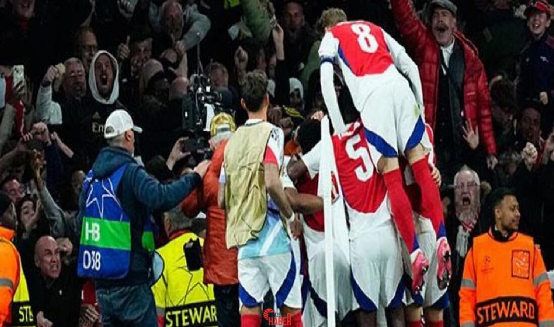 Şampiyonlar Ligi çeyrek finali birinci maçında Arsenal alanında konuk ettiği