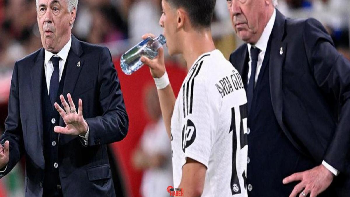 Ulusal yıldızlarımızdan Arda Güler'in de formasını giydiği Real Madrid'in başındaki