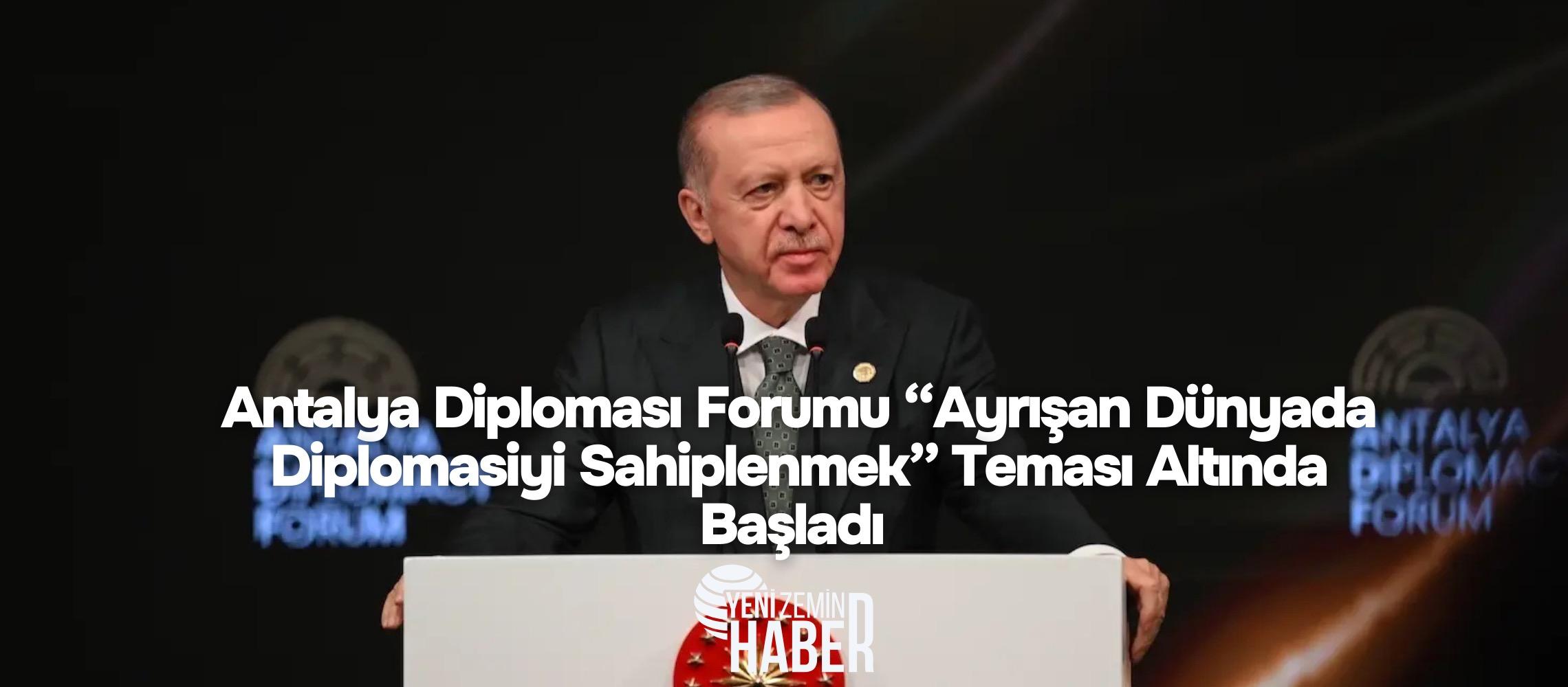 Dünyanın dört bir yanından liderleri buluşturan ADF2025, “Ayrışan Dünyada Diplomasiyi