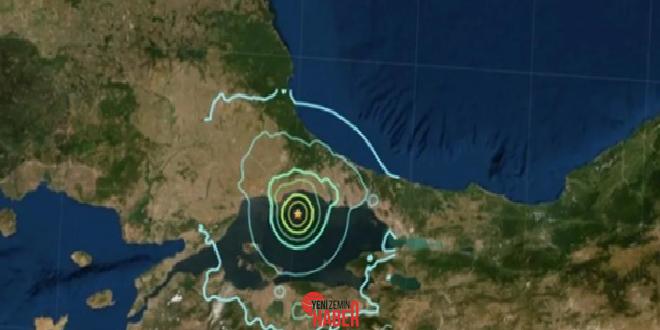 AFAD'a göre, İstanbul'da bir saat içinde 8 en son 15:12'deki