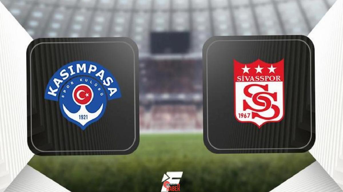 Trendyol Üstün Lig'in 32. haftasında Net Global Sivasspor, Kasımpaşa'ya konuk