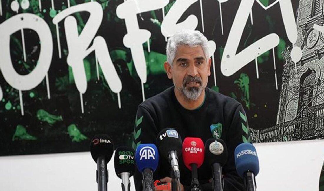 Kocaelispor Teknik Yöneticisi İsmet Taşdemir, takıma yalnızca tek adamın karar