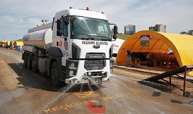 Keçiören Belediyesi tarafından Bağlum Karşıyaka Mahallesi’nde kurulacak kurban satış alanında