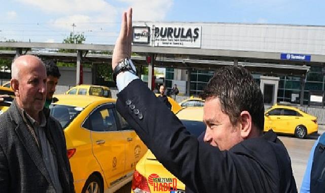 Osmangazi Belediye Başkanı Erkan Aydın, sabahın erken saatlerinde Terminal Taksi