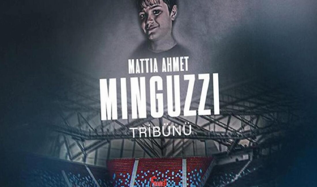 Trabzonspor, Papara Park'taki Fırtına Tribünü'nün isminin Mattia Ahmet Minguzzi Tribünü