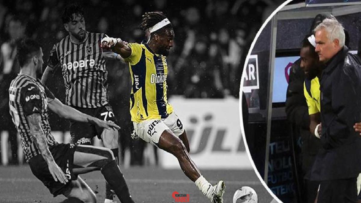 Muhteşem Lig'in 30. haftasında Fenerbahçe sahasında Trabzonspor'u konuk ederken bir