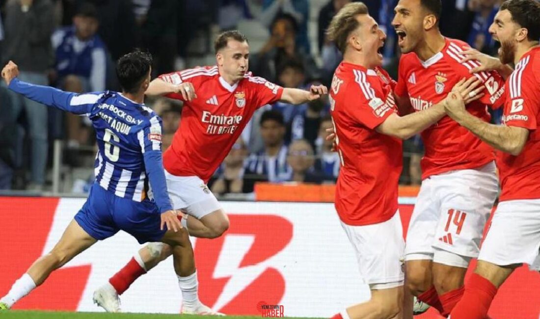 Portekiz Premier Lig'in 28. haftasında Benfica, deplasmanda karşılaştığı Porto'yu 4-1