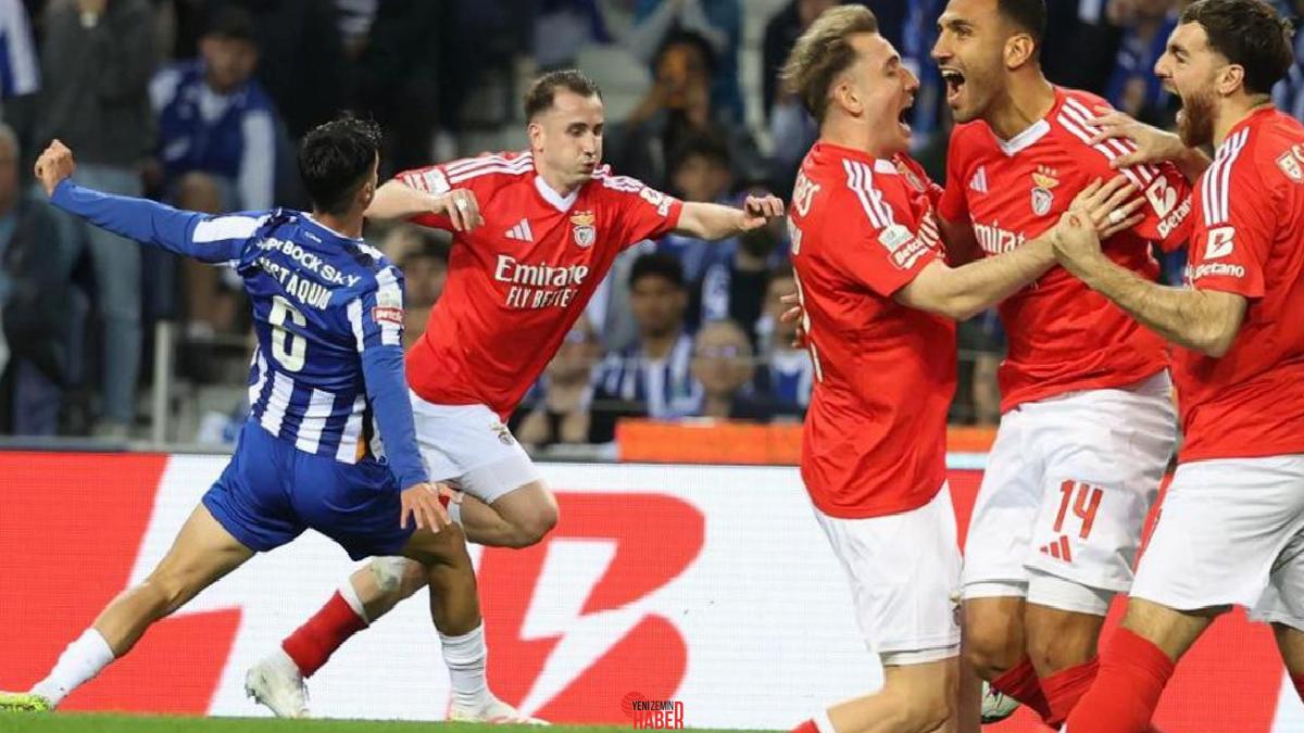 Portekiz Premier Lig'in 28. haftasında Benfica, deplasmanda karşılaştığı Porto'yu 4-1