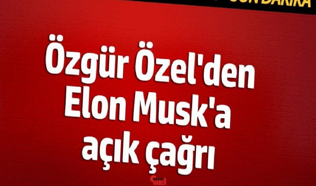 CHP Genel Başkanı Özgür Özel, muhalif hesapların kapatılmasına ilikin Elon