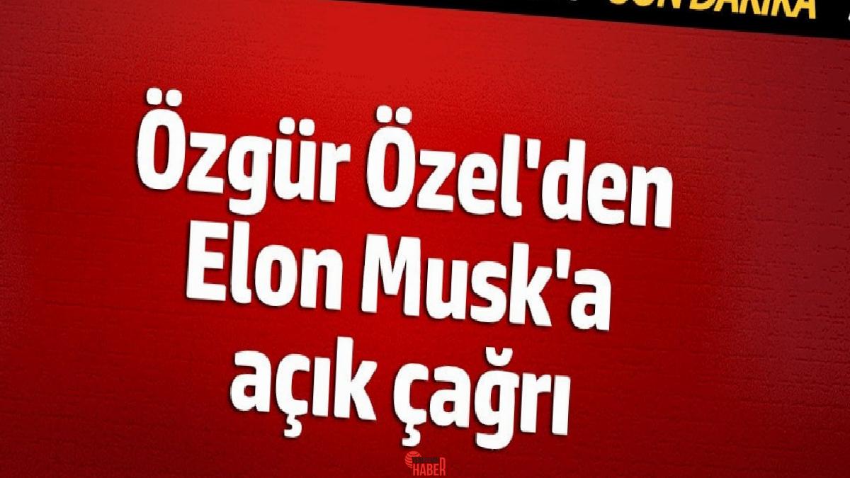 CHP Genel Başkanı Özgür Özel, muhalif hesapların kapatılmasına ilikin Elon