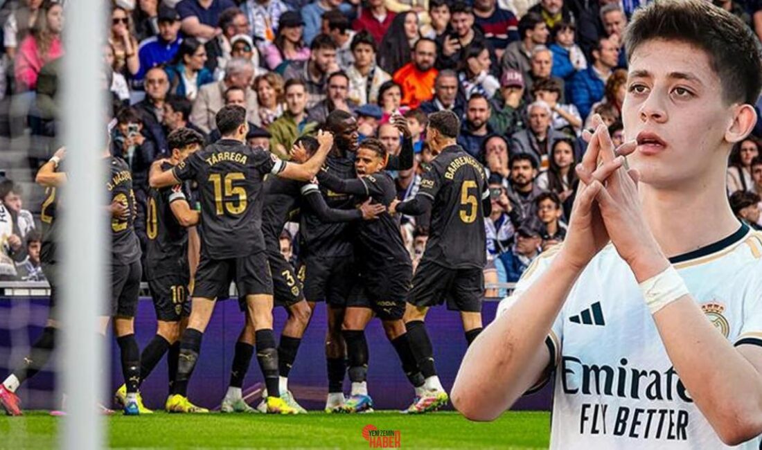 Real Madrid, LaLiga'nın 30. hafta mücadelesinde evinde Valencia'ya 2-1 mağlup