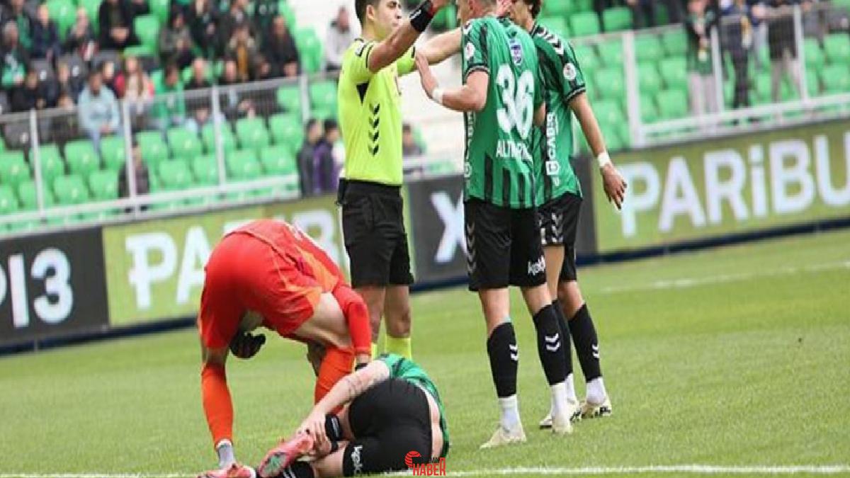 1. Lig'in 34. hafta mücadelesinde Sakaryaspor sahasında Pendikspor'u 62. dakikada