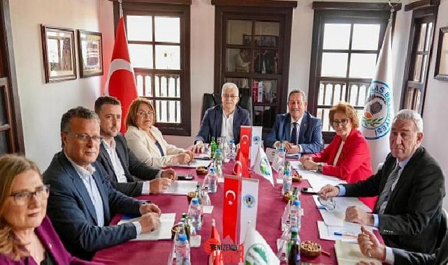 Birlik Başkanı Ali Kemal Deveciler, Birlik Müdürü İmam Bakır Damar,