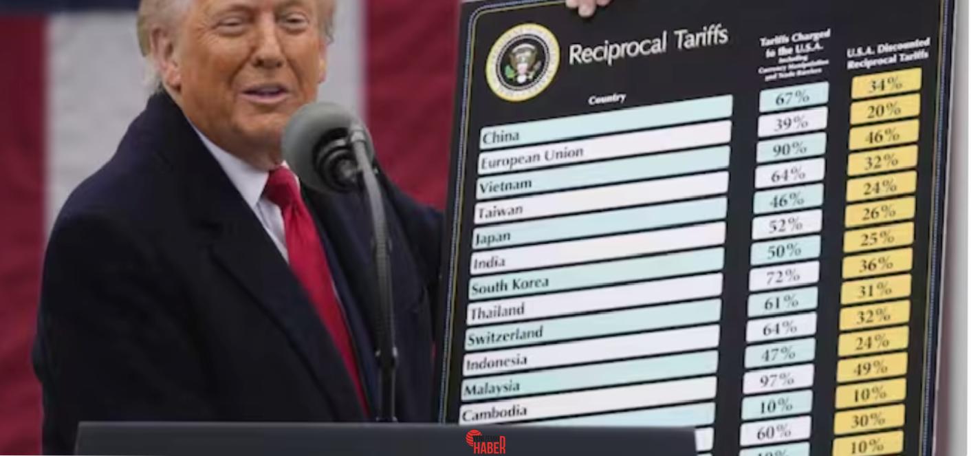 ABD Başkanı Donald Trump, Çin’in yüzde 34’lük yeni gümrük vergisini geri