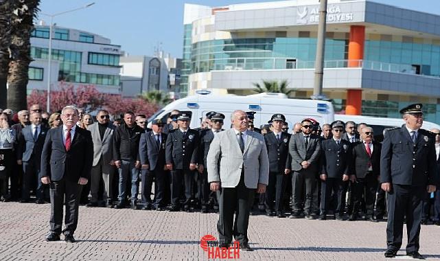 Türk Polis Teşkilatı’nın 180’inci yıl dönümü Aliağa’da düzenlenen programlarla kutlandı.