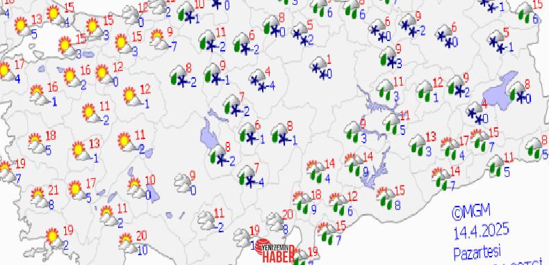 ulke genelinde yagisli hava tesirli olacak 1
