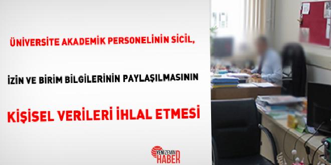 Data sorumlusu tarafından ilgili kişinin müsaade durumuna ait şahsî datalarının