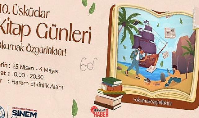 “Okumak Özgürlüktür” sloganıyla Harem Aktiflik Alanı’nda gerçekleşecek kitap günlerine 200’ün