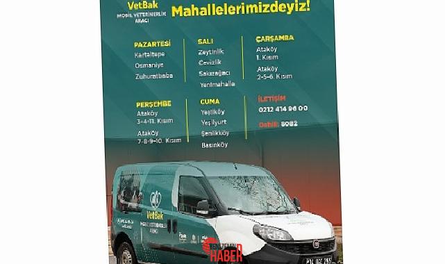Bakırköy Belediyesinin hayata geçirdiği taşınabilir veterinerlik aracı, 2025 yılının başından