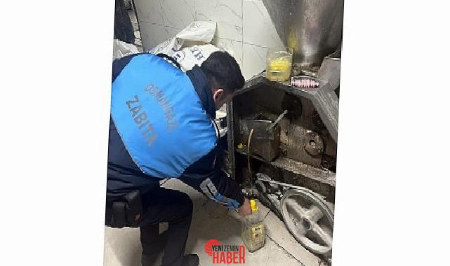 Osmangazi Belediyesi Zabıta Müdürlüğü grupları, hijyenik olmayan şartlarda yufka ve