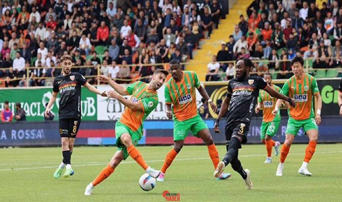 Trendyol Harika Lig'in 34. haftasında Alanyaspor ile Kayserispor 1-1 berabere