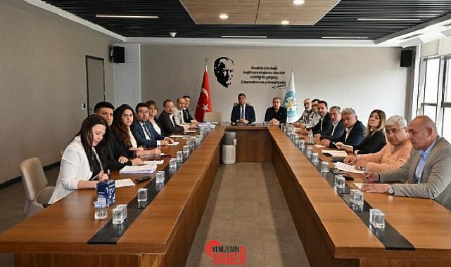 Manisa Büyükşehir Belediyesi’nin haftalık olağan encümen toplantısı, Genel Sekreter Burak