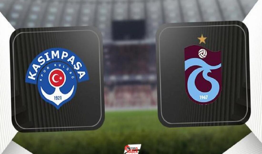 Muhteşem Lig'in 34. haftasının kapanış maçında Kasımpaşa sahasında Trabzonspor'u ağırlıyor.
