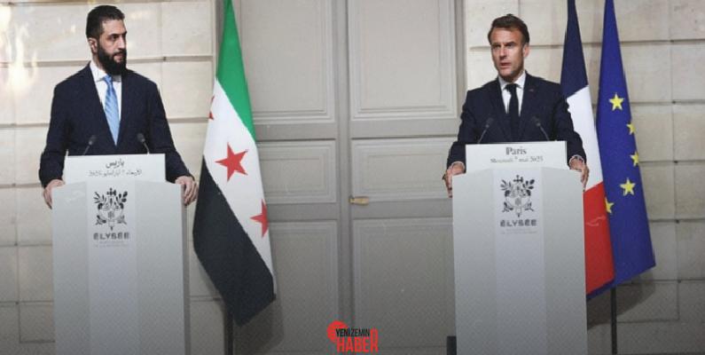 HTŞ lideri Colani, Paris'te Cumhurbaşkanı Emmanuel Macron tarafından resmi merasimle