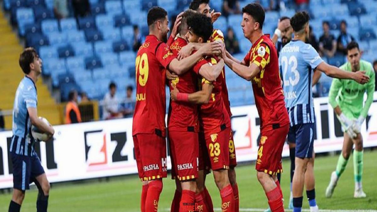 Üstün Lig'in 34. haftasında Göztepe, deplasmanda karşılaştığı Adana Demirspor'u 2-1