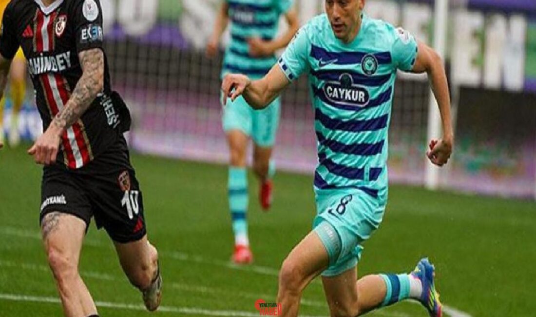 Trendyol Üstün Lig'in 34. haftasında Rizespor evinde Gaziantep FK'yi konuk