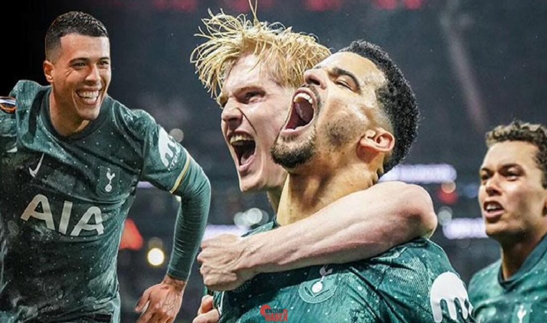 UEFA Avrupa Ligi yarı finalinde Tottenham birinci maçı 3-1 kazandığı
