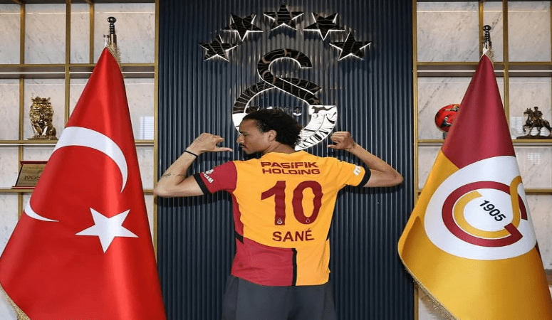 Leroy Sane, Galatasaray'ın tarihindeki 10. Almanya vatandaşı futbolcusu oldu.