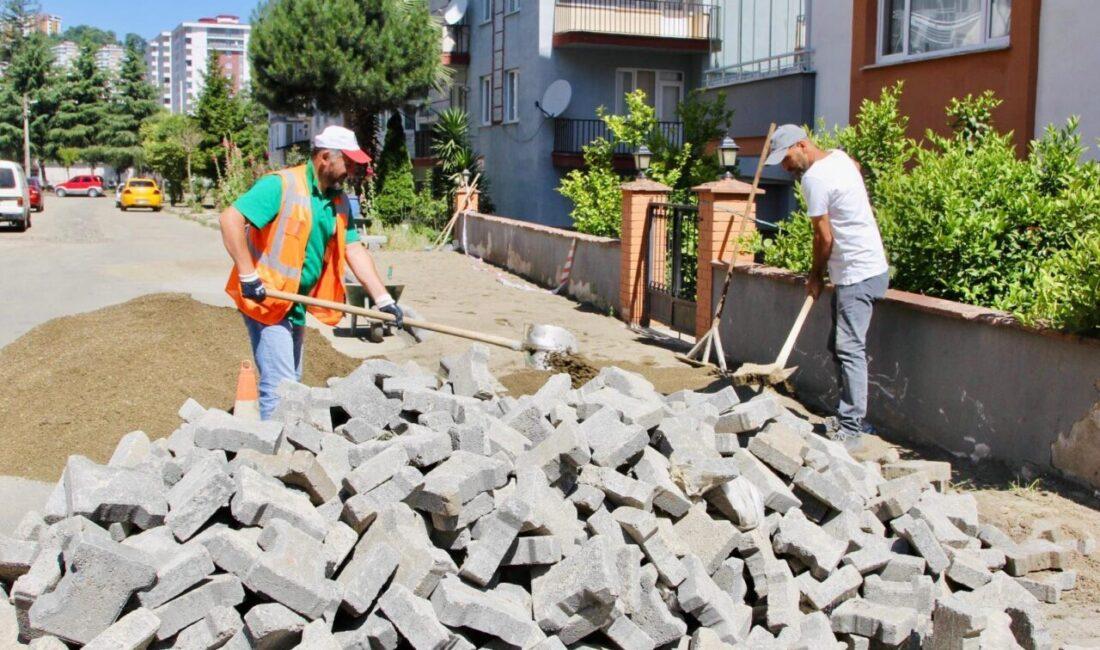 Fen İşleri ekipleri tarafından, yeni yerleşim alanlarında ve deforme olmuş