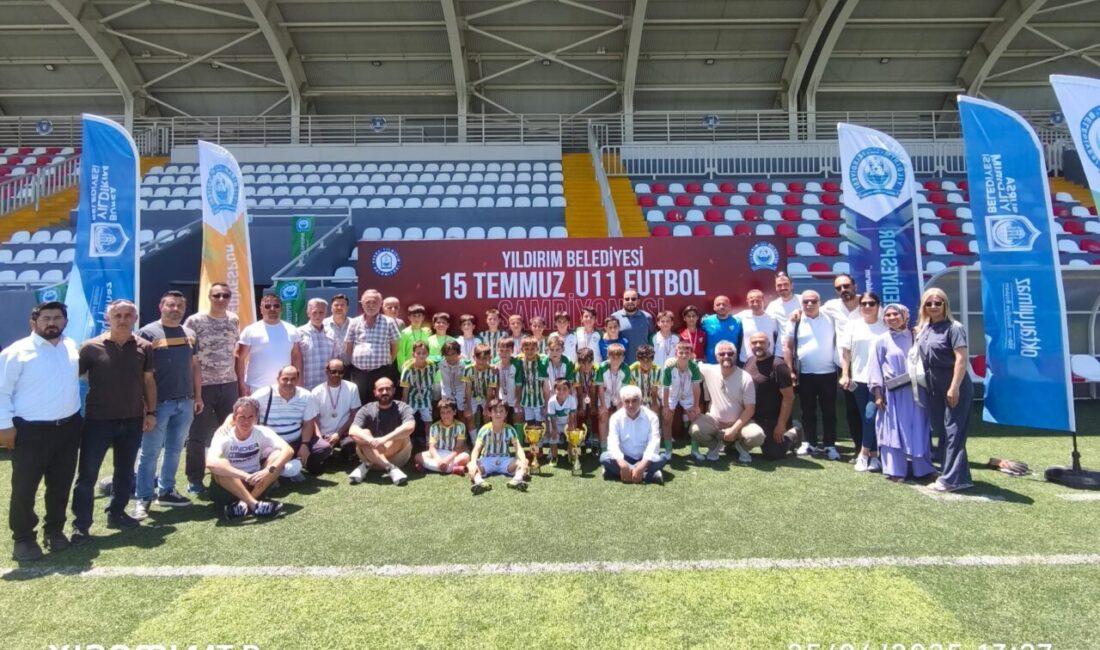 Yıldırım Belediyesi, 15 Temmuz U-11 Futbol Turnuvası düzenledi. Vakıf Bera