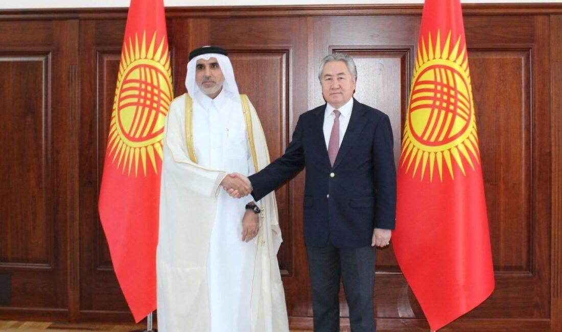 Kırgız Cumhuriyeti Dışişleri Bakanı Jeenbek Moldokanoviç Kulubayev, Katar Devleti'nin Kırgızistan