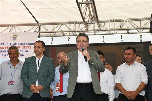 Trabzon Büyükşehir Belediye Başkanı Genç, Akçaabat Erikli Kültür, Yardımlaşma ve