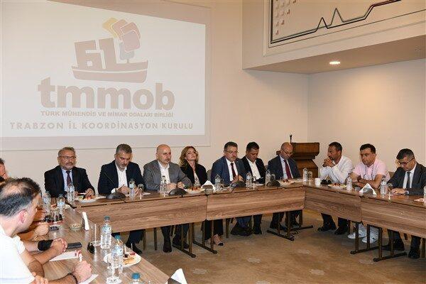 Trabzon Büyükşehir Belediye Başkanı Genç, TMMOB Trabzon İl Koordinasyon Kurulu