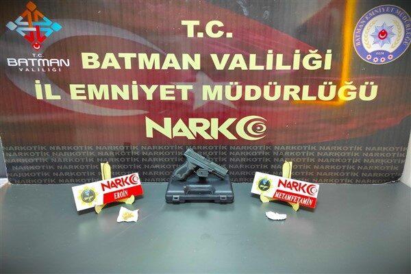 Batman Cumhuriyet Başsavcılığı koordinesinde Narkotik Suçlarla Mücadele Şube Müdürlüğü tarafından