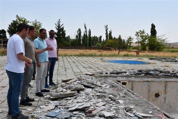 Proje kapsamında biri çocuklara özel olmak üzere toplam üç havuz