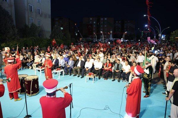 15 Temmuz Demokrasi ve Milli Birlik Günü etkinlikleri kapsamında yüzlerce